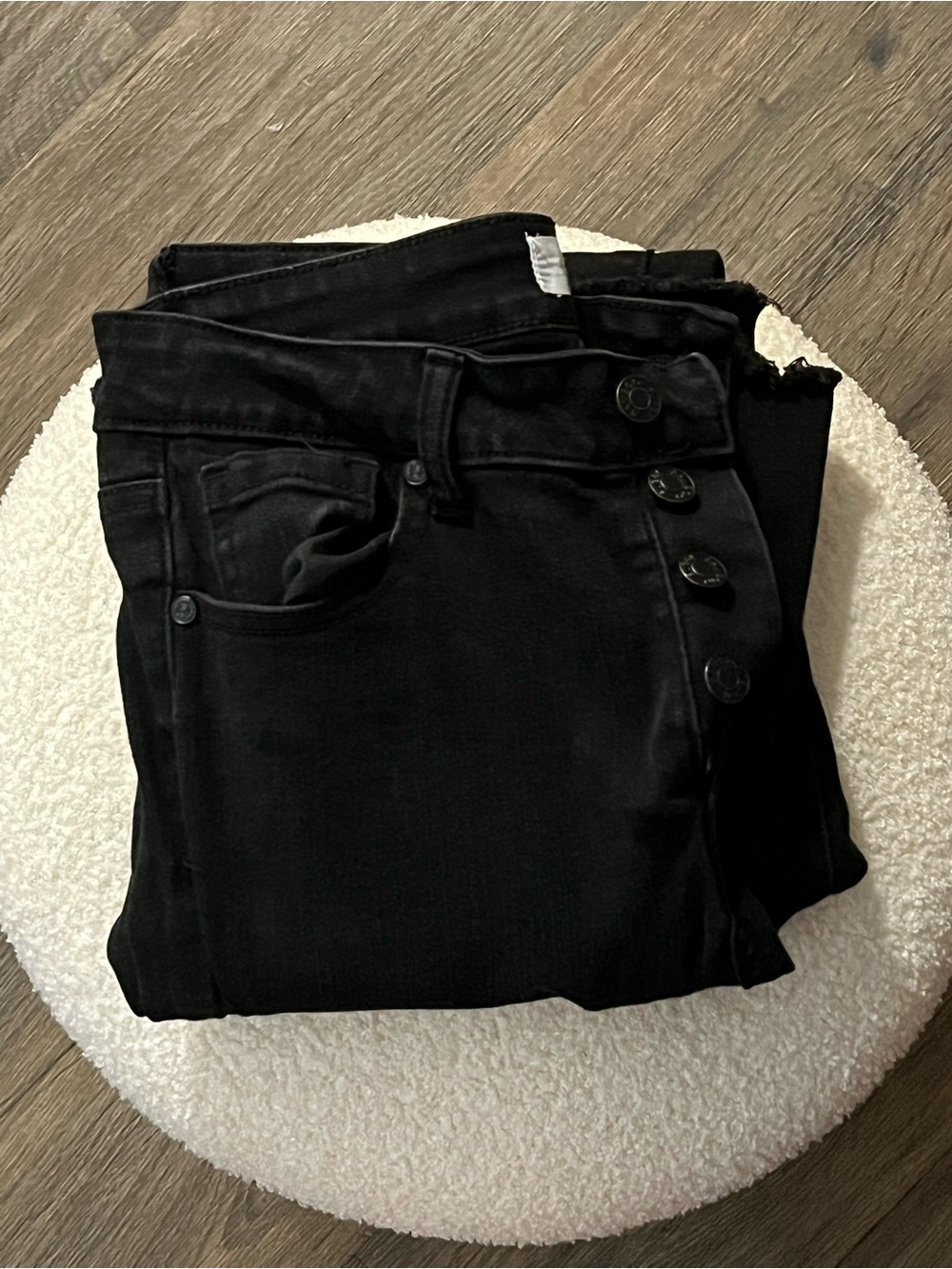Black Bamboo Flare Jeans